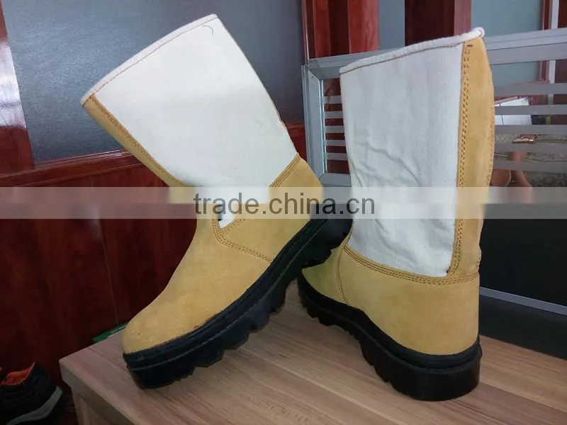 industrial cheap workman's steel toe brand safety shoes/boots