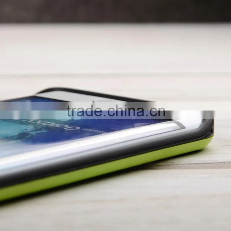 C&T Hybrid Metallized Bumper Brushed Dual Layer Portective Cover for Galaxy S6 Edge+ (Plus)