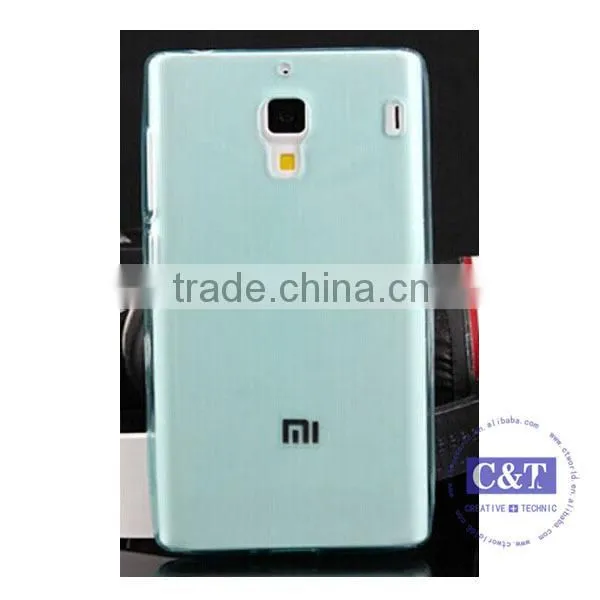 C&T Crystal Clear Ultrathin Slim TPU Back Cover Protective Case for xiaomi redmi 1s cover