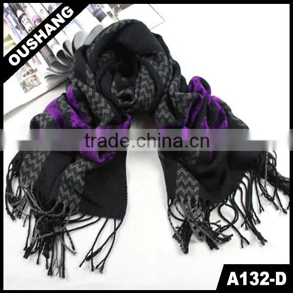 A132-D Wavy Cashmere Pashmina Cheap Scarf