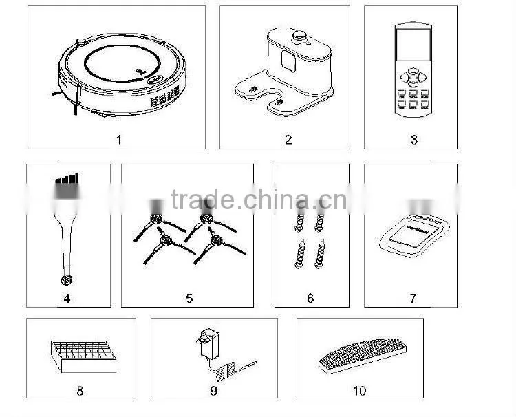 4 in 1 Automatic Robotic Vacuum Cleaner