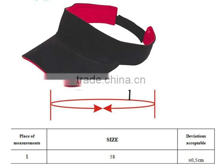 plastic sun visor cap