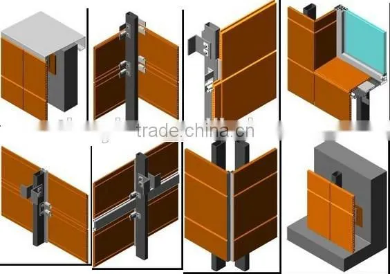stainless steel glass clamp for factory direct