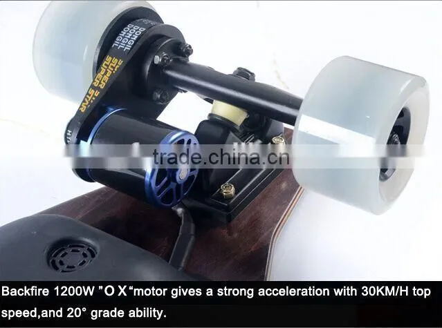 Power magneto skateboards best selling engines 1200W electric skateboard for sale