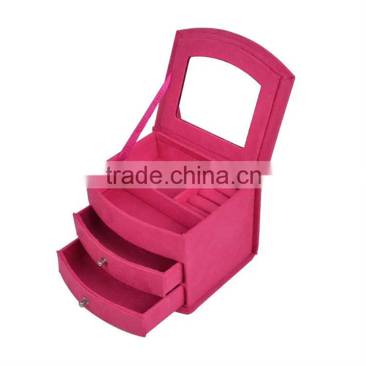 factory price wholesale fabric jewelry cardboard box