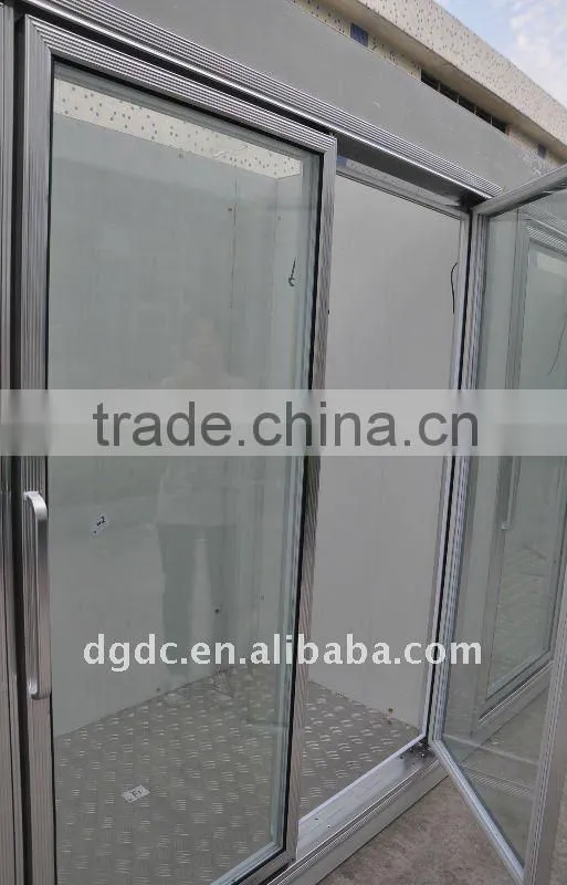 Supermarket glass door display cold room (cooling room)