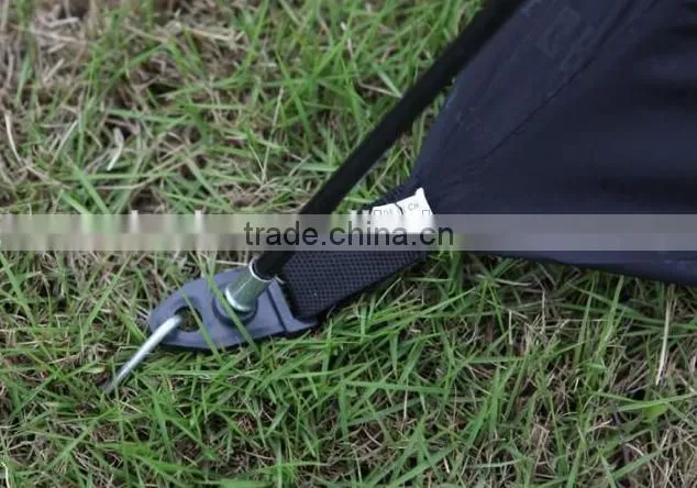 Fiberglass Pole Single Layer Waterproof Heat Resistant Camping Tent