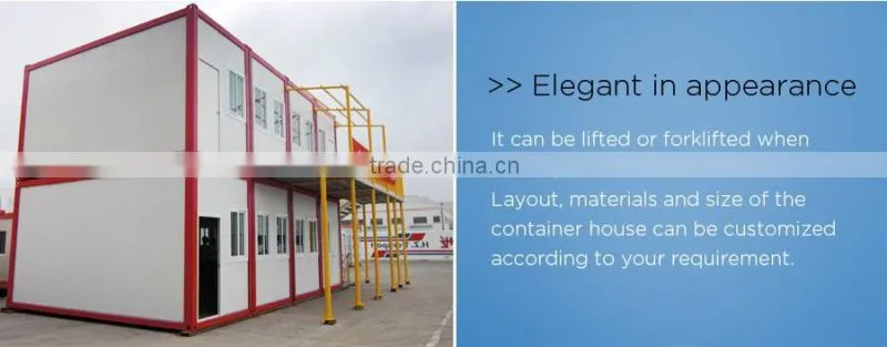 Flexible Design Low cost Folding Prefab house container