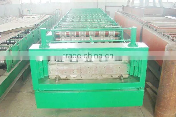 Automatic double layer roof roll forming machine