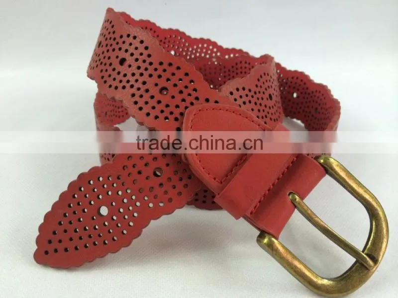 2016 new design belt PU wit pin buckle belts