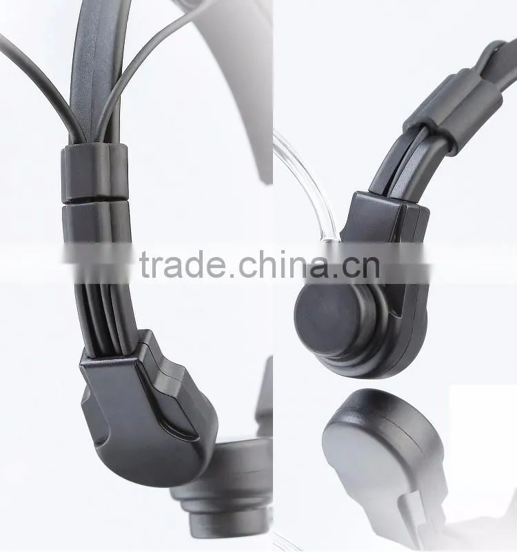 SAMCOM EP-3X Air Tube Hot Selling Transceiver Earphone With 3.5mm Neckband Noise Cancelling Earpiece
