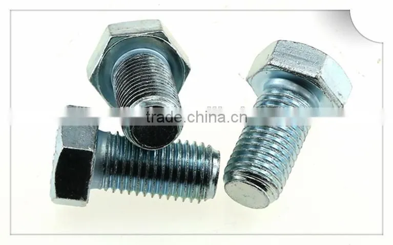 High tensile scm435 jis b 1180 grade 8.8 10.9 hexagon head bolt