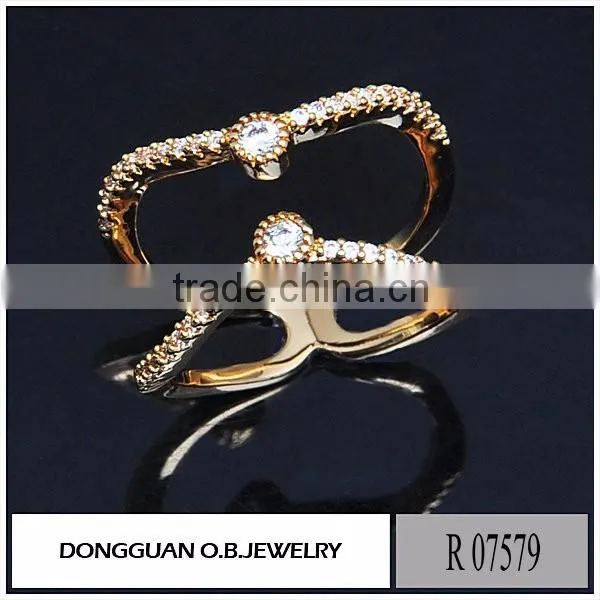 925 sterling silver zircon ring/new designs fashion jewelry with factory price