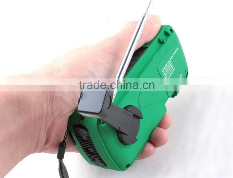 3 Super-bright LED Torch,Portable Mini AM/FM/SW World band Radio