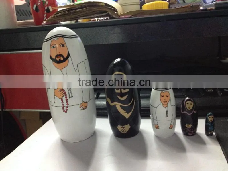 2016 new funny wooden doll home decoration items