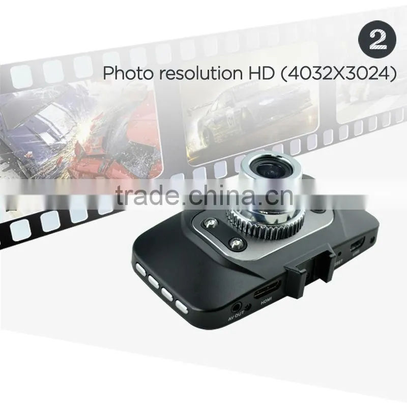 2015 Newest sale 1080p full hd 2.7'LTPS G-sensor function gs8000 car camera DVR