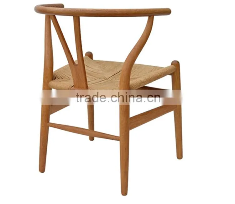 hans wegner solid wood design dining wishbone Y chair