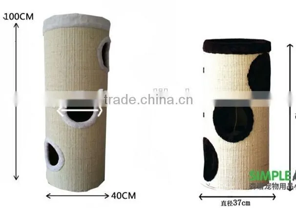BSCI Cat Tree Factory Luxurious sisal cat products cat scratcher post ,cat tree,pet products