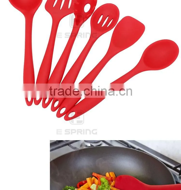 6pcs Kitchen Utensils FDA Approved Silicon Kitchenware