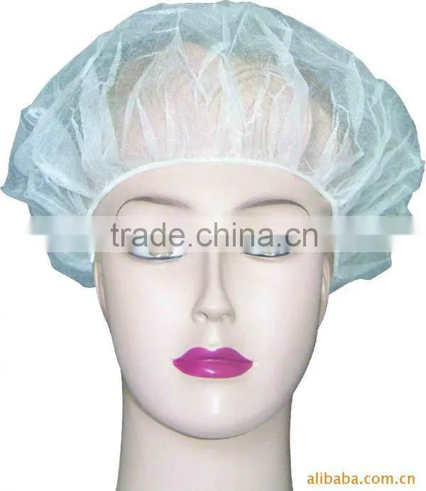Disposable Nonwoven Bouffant Caps For Medical Use Nurse Cap