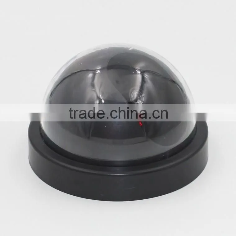 2016 Best Selling Excellent Deterrent 2pcs 1.5VAA Batteries Operated Blinking RED LED CCTV Dome Dummy Fake Seceurity Camera