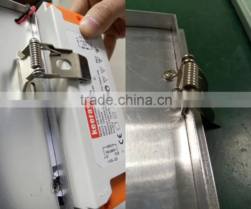 Silver AL frame super energy saving spring mounted 48w led panel 1200x30cm ceiling light