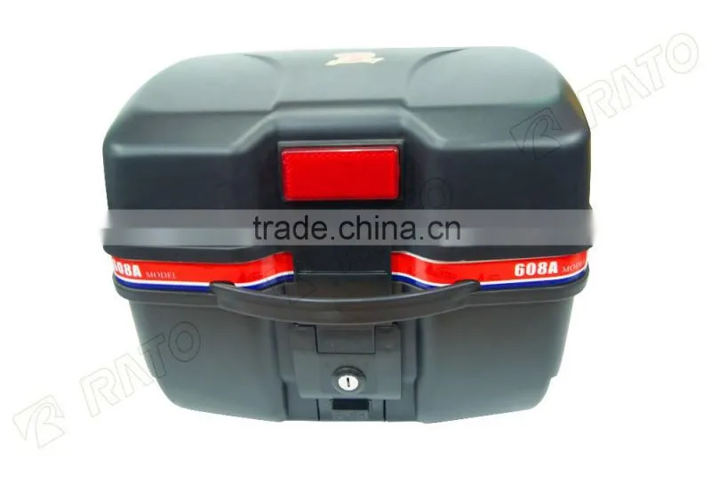 2016 new design motorcycle tail box with key