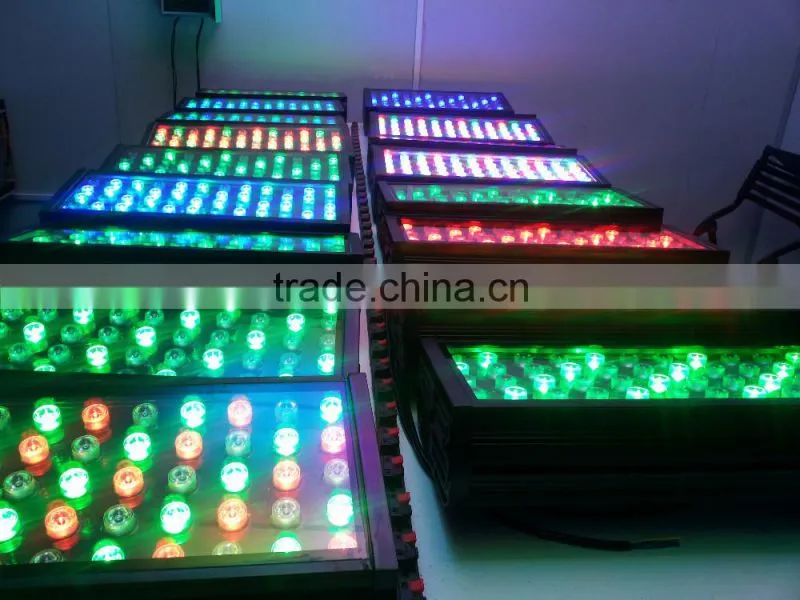 Professional 18pcs 18w IP65 3 in 1 rgb dmx led wall washer light