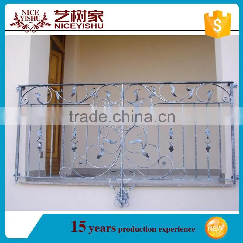 modern design metal balcony guard railing/cast iron balcony railing/modern iron railing designs