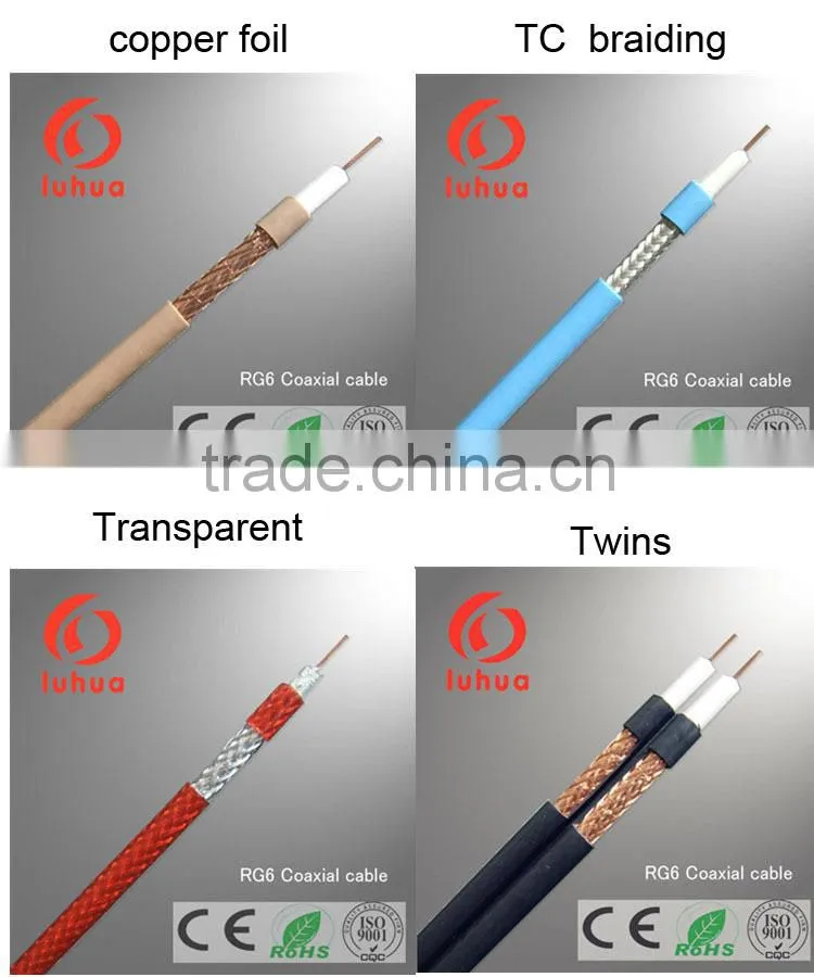 Mediabridge 50 feet Triple Shielded Coaxial Digital Audio Video Cable F-Pin to F-Pin with Easy Grip Connector Caps