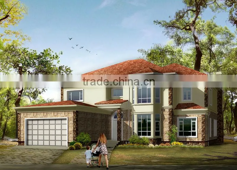 ready made steel structure prefabricated cottage