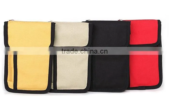 Hot sale nylon neck wallet for passport