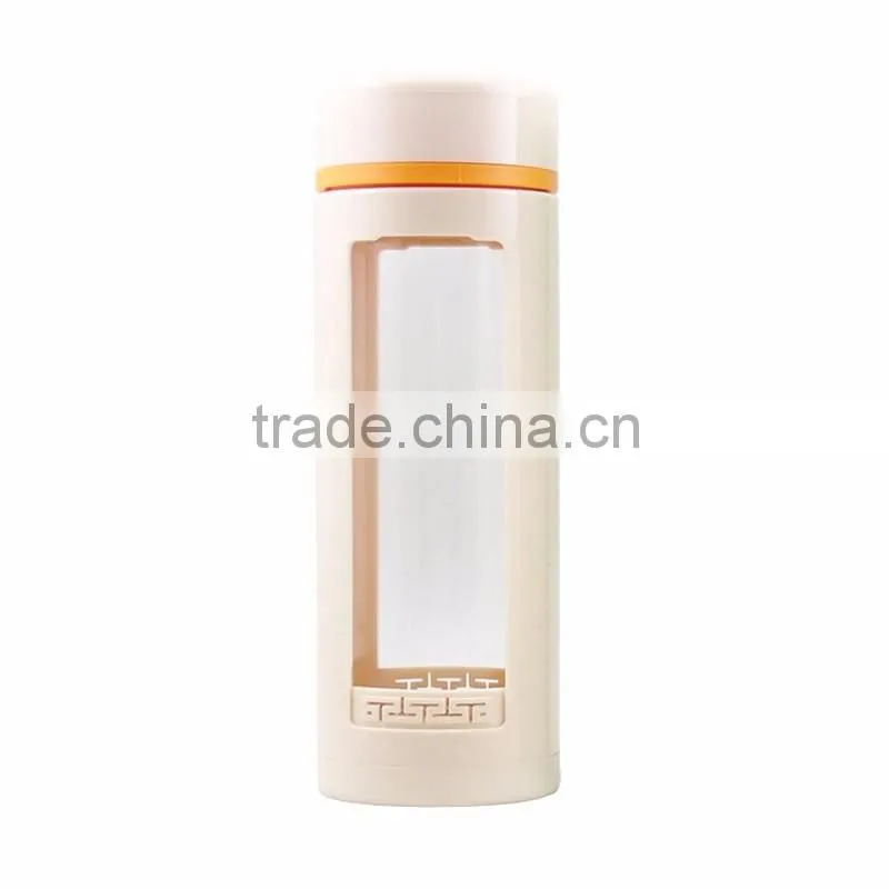 Best Sale Drinking 500 ml Green Sport Glass Water Bottle With Fruit Infuser