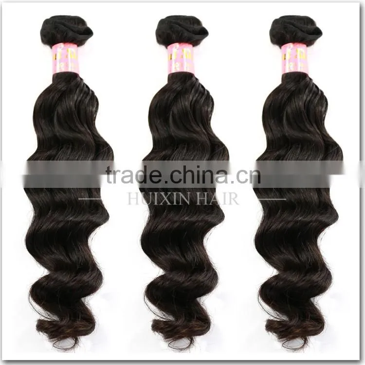 2013 Wholesale Unprocessed Virgin Peruvian Human Natural Wave Hair Extension Weave 3pcs/Lot