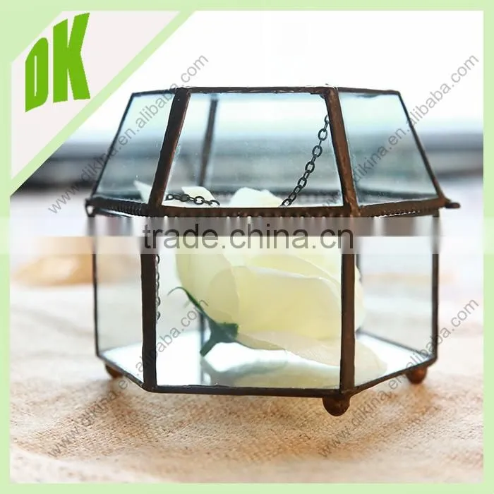 DiKina-AGGT54 geometric wholesale 3" hanging glass ball candle holder