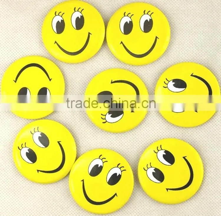 Acrylic DIY emoji sticker / Emoji Lapel Pin/ badge for mobile