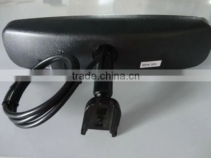 4.3" high resolution car rearview mirror with parking sensors/more functions option