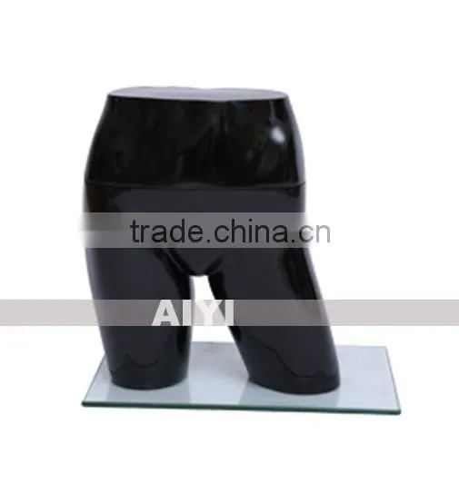 black hip mannequin for underwear displaying