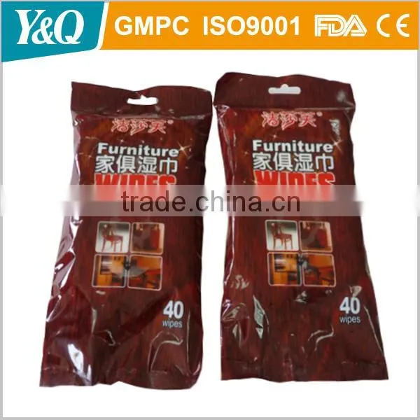 New Design Cheap Cleaning Furniture Polished Wipes