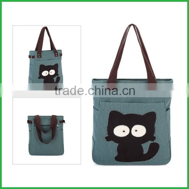 High Quality Wholesale Shoulder Canvas Hand Bag Woman Bag