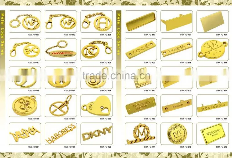 Ladies metal skull clothing brands logos for sewing