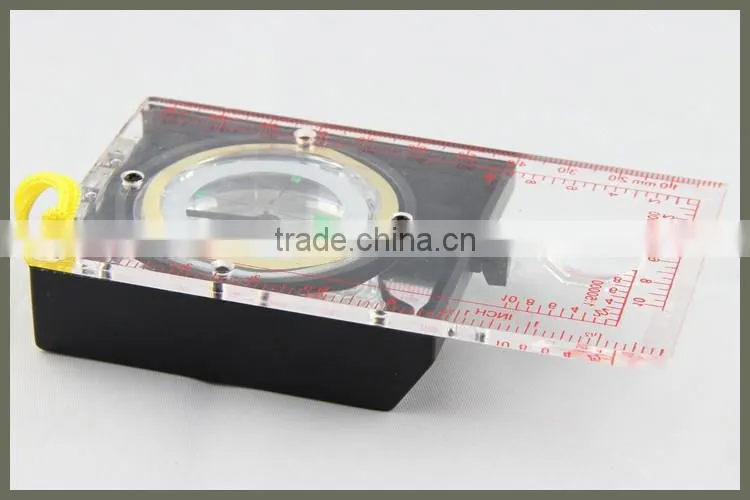 DC45-6A New style military folding ruler map compass with rope