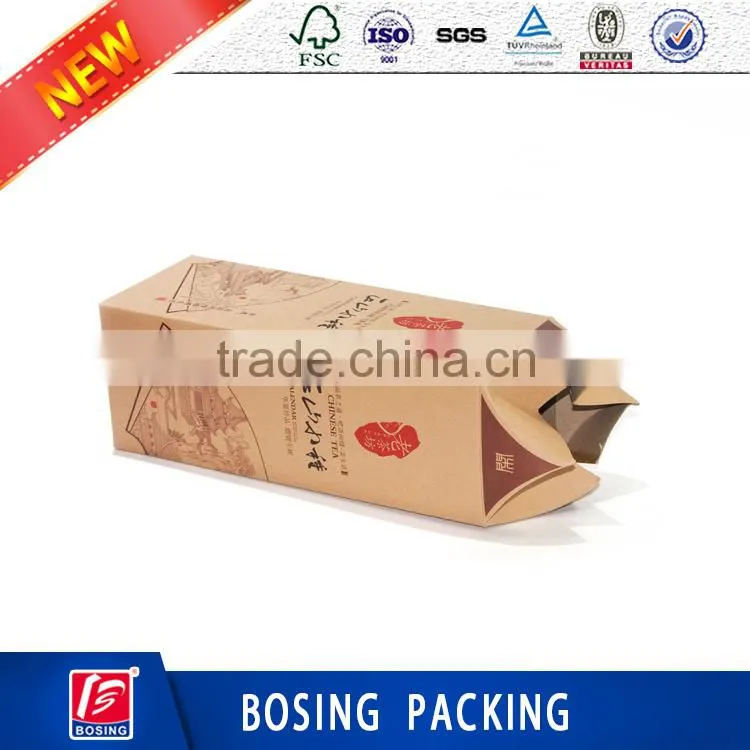 different types tea gift paper packaging box