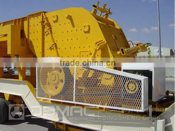 Tyre Mobile Impact Crusher Plant