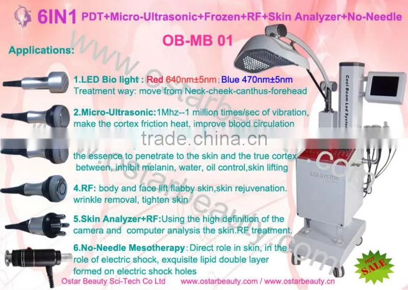 6 in 1 PDT RF Skin Analyzer MB 01