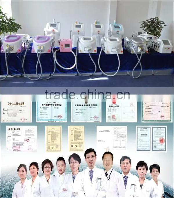 Salon Top best effective 2 in 1 e-light(ipl rf)beauty apparatus with CE/TUV certificates