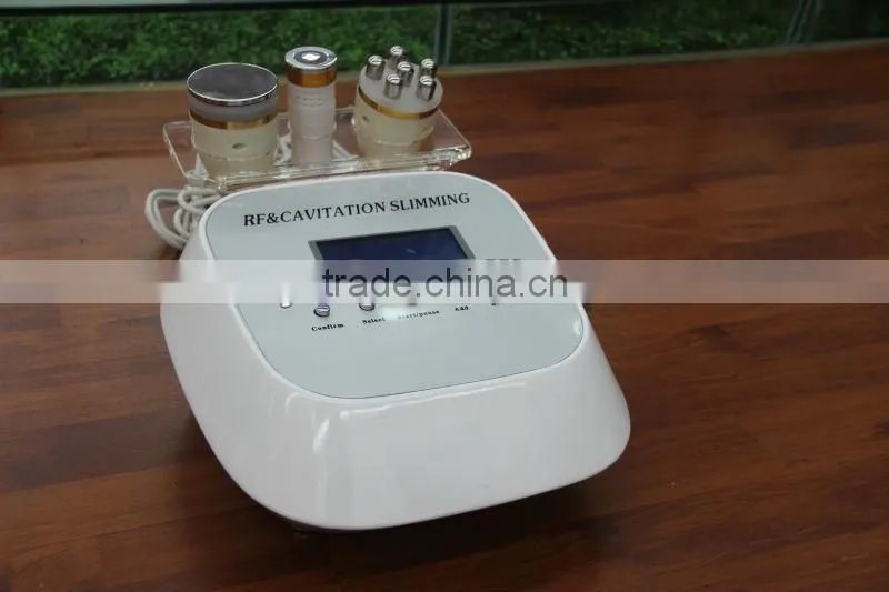 The most POPULAR home use 5mhz multipolar radio frequency rf slimming ultrasonic cavitation machine