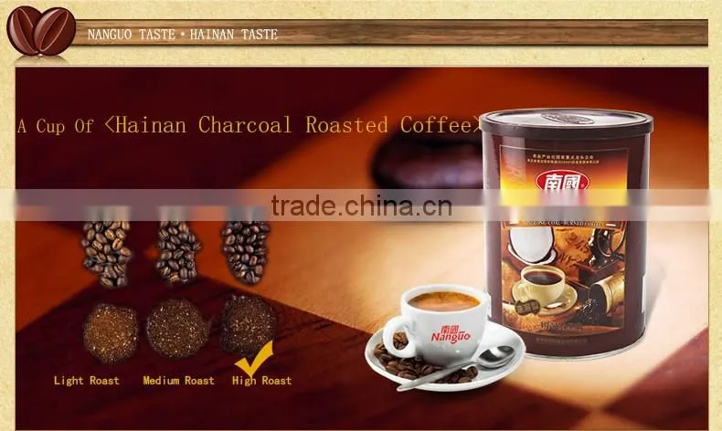 Canned Coffee Charcoal Coffee 3 in 1 Coffee Powder 360g