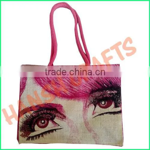 Stylish printable jute bag