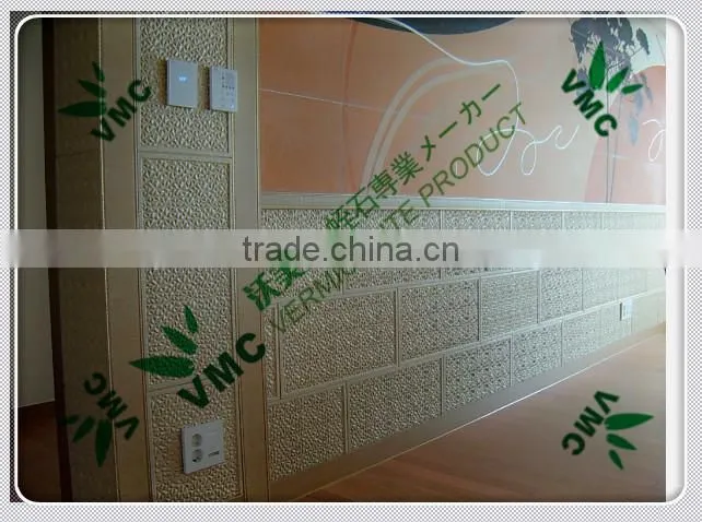 Vermiculite Acoustic Board Interior Wall Panels for Decoration